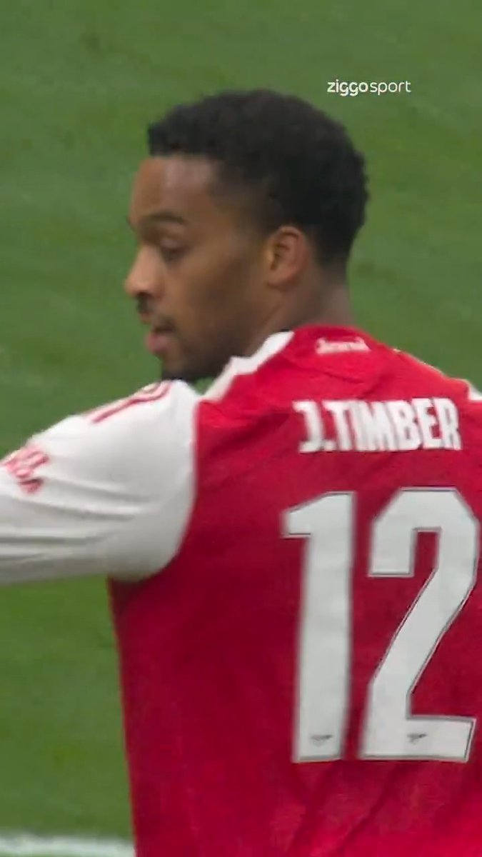 Assist van Jurriën Timber! 🧡🔥 #ZiggoSport #UCL #INTARS