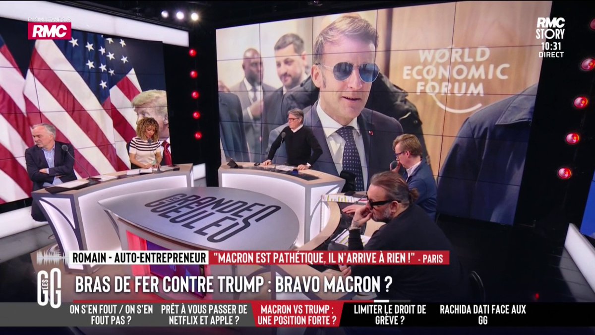 🦾 Bras de fer contre Trump : Macron is back ? 📞 Romain, auto-entrepreneur, au 3216 : "J'aimerais qu'il mette les 15 soldats du Groenland à Marseille ou à Grenoble. Ou qu'il mette les lunettes et qu'il aille en Algérie chercher notre journaliste." #GGRMC