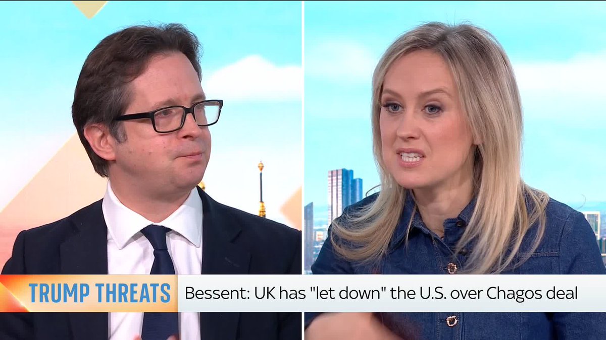 🗣️ 'We would have never signed this Chagos Island deal' - Shadow minister Alex Burghart 🗣️ 'You started the talks under Rishi Sunak... You announced the negotiations' - Sophy Ridge 📺 Sky 501, Virgin 602, Freeview 233 and YouTube