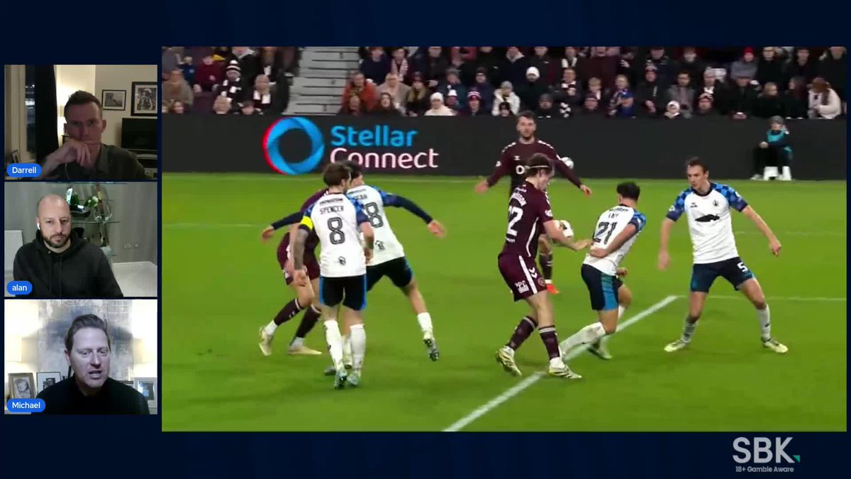 The Scottish Football Social Club crew discuss Hearts' disallowed goal for handball on Saturday, and Michael Stewart hasn't changed his mind! ✋ "I don't think you can factually say, from those angles, that it does hit a hand" 🗣️ Presented by SBK | 18+ | Please Gamble Responsibly