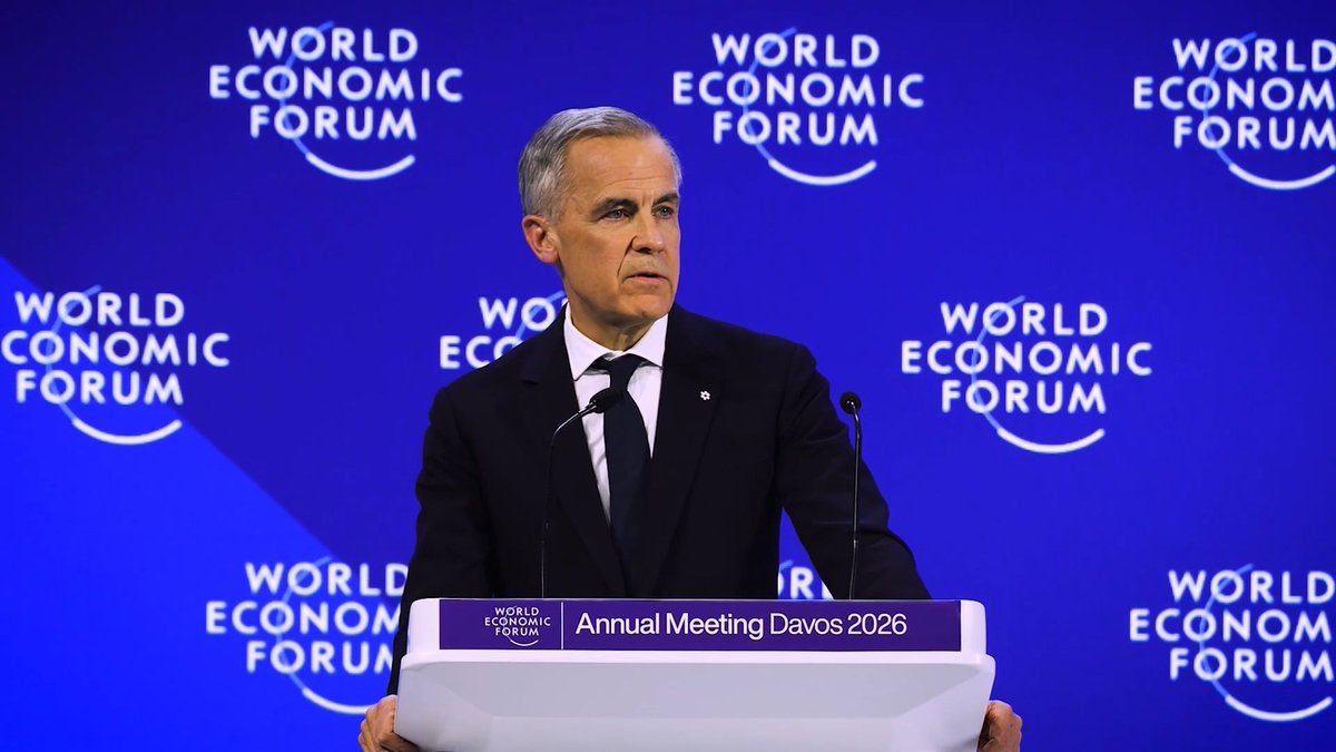 "ESTAMOS EN MEDIO DE UNA RUPTURA, NO DE UNA TRANSICIÓN" El primer ministro canadiense, Mark Carney, afirma que el orden basado en reglas siempre fue desigual y que hoy ese sistema se rompió.