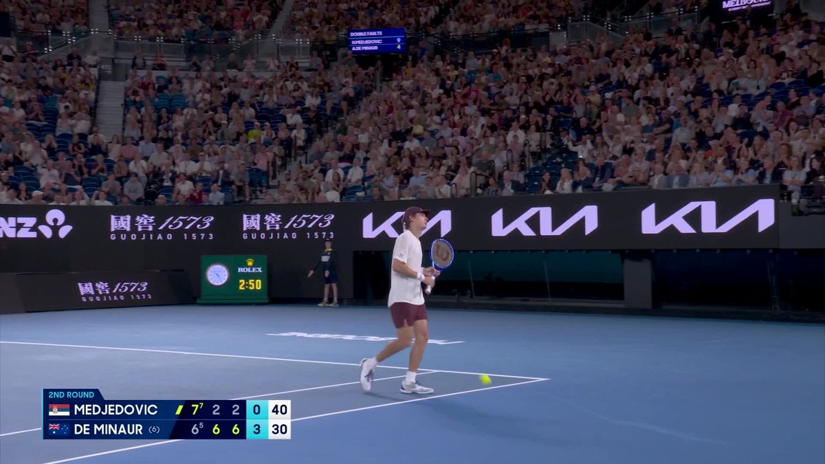 ALEX DE MINAUR, WHAT HAVE YOU DONE? Around the net. 🤯🤯🤯