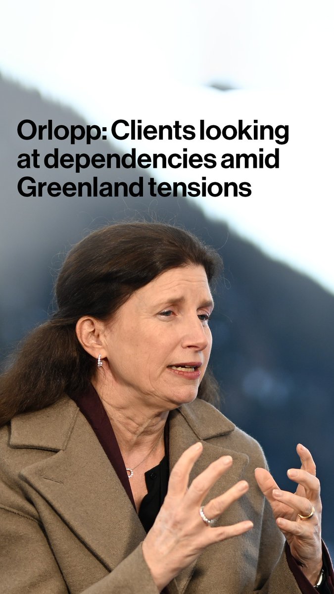 Commerzbank CEO Bettina Orlopp tells Francine Lacqua clients are cautious as they navigate tensions between Europe and President Trump over Greenland