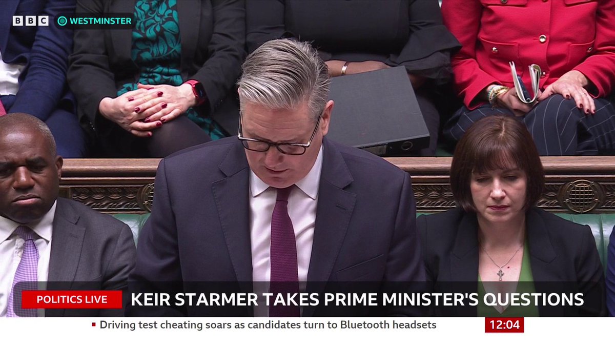 "The PM and I agree the future of Greenland should be decided by the people of Greenland", Kemi Badenoch says, and asks if President Trump agrees Keir Starmer says he will not yield on "our principles and values" under threats of tariffs by the US #PMQs