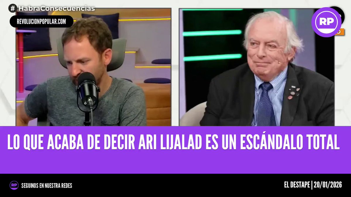 Lo que acaba de decir Ari Lijalad es un escándalo total