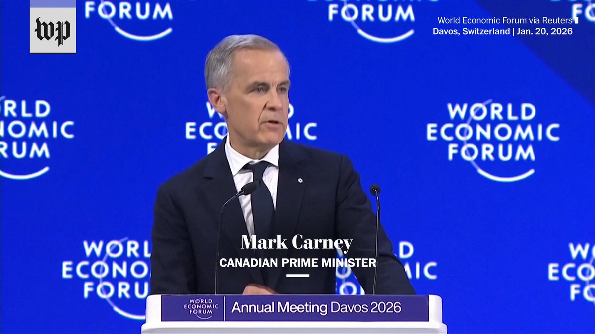 Canadian Prime Minister Mark Carney delivered a stark warning to the world’s middle powers, describing a rapidly developing world order in which powerful nations abandon diplomatic traditions in pursuit of their interests.