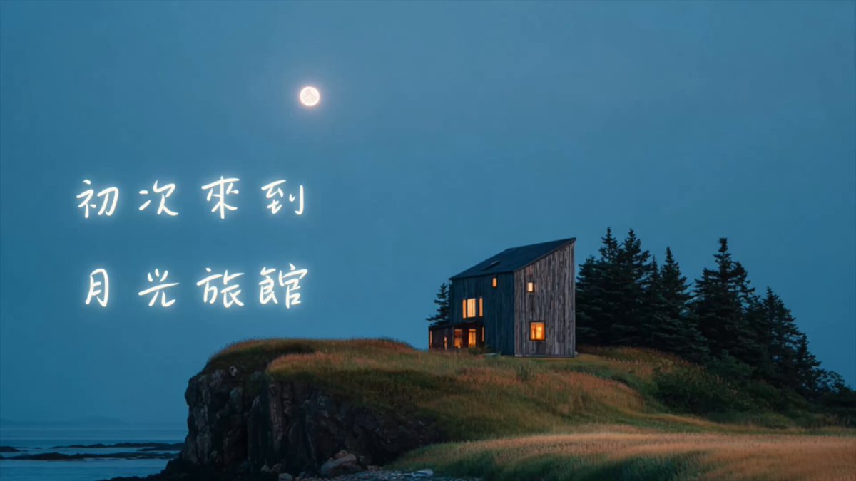 【初次來到月光旅館🌕】 在海邊街道的盡頭，有一間只在夜晚亮起的旅館，它靜靜等著那些疲憊的旅人，當你推開那扇老木門，妳會得到一把只屬於自己的鑰匙 這裡不用堅強，不用急著面對誰，只要閉上眼，讓海浪替妳守夜，讓月光帶妳走進一個只屬於妳的夢… / 沈浸式音頻體驗，透過聲音帶領妳進入另一個世界，撩起妳內心的各種幻想 個人主頁連結收聽完整版🎧 #男喘 #ASMR #女性向 #女性向ASMR #失眠