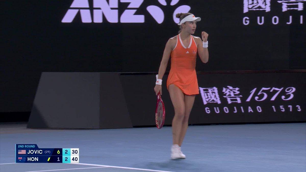 Lasso forehand. Down the line 🤌 Iva Jovic produces a beauty on Rod Laver Arena 🤩 Wide World of Sports • ESPN • TNT Sports • WOWOWテニス • #AO26