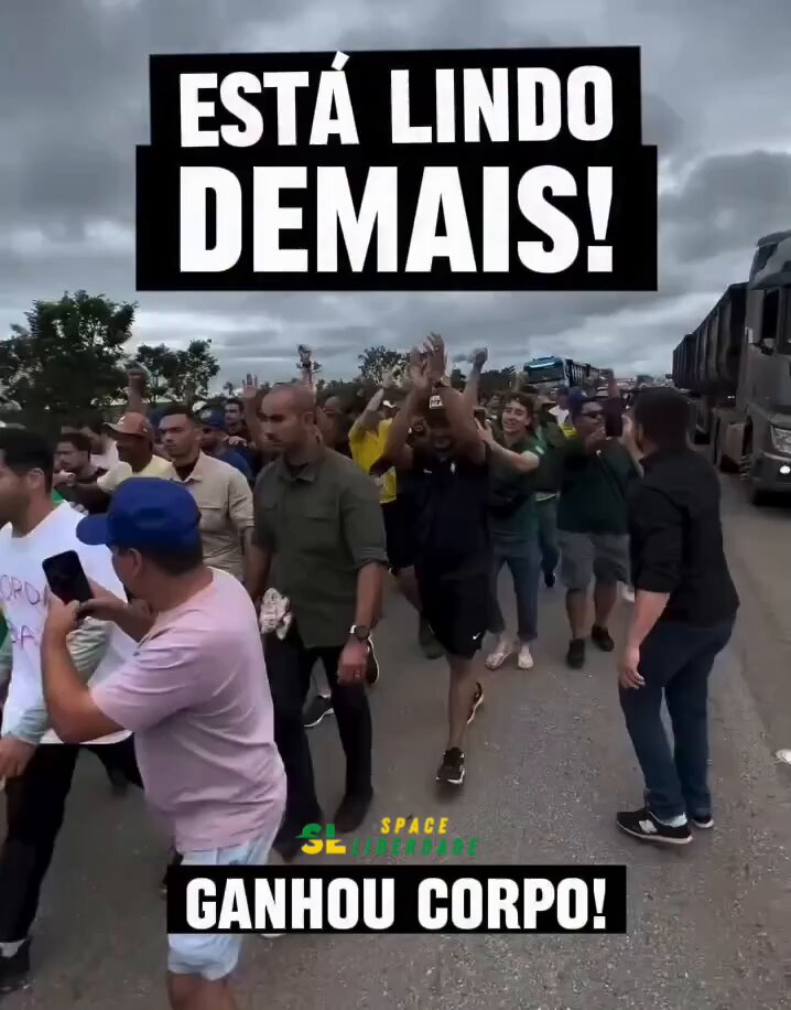 🚨URGENTE - Caminhada ACORDA BRASIL ganha corpo e uma multidão se dirige a Brasília, neste momento