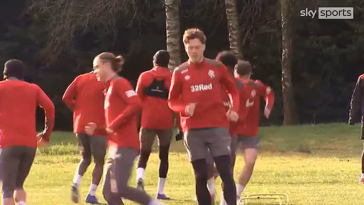 ๐ต Rangers have been training ahead of Thursday night's #UEL game vs Ludogorets โคต๏ธ
