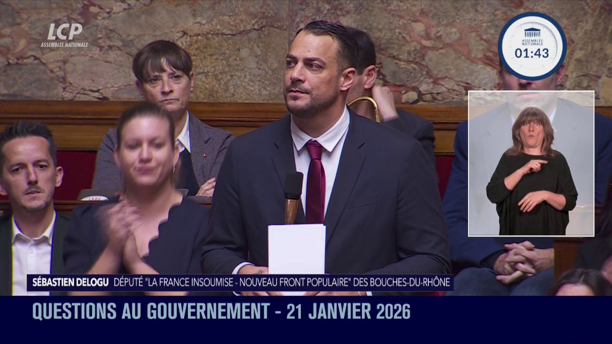 "Y a-t-il eu, oui ou non, 387 kilos de cocaïne achetés par l'Etat, puis revendus à l'insu des magistrats, suite à l'échec d'une opération ?", interroge le député Sébastien DELOGU (LFI). #QAG #DirectAN