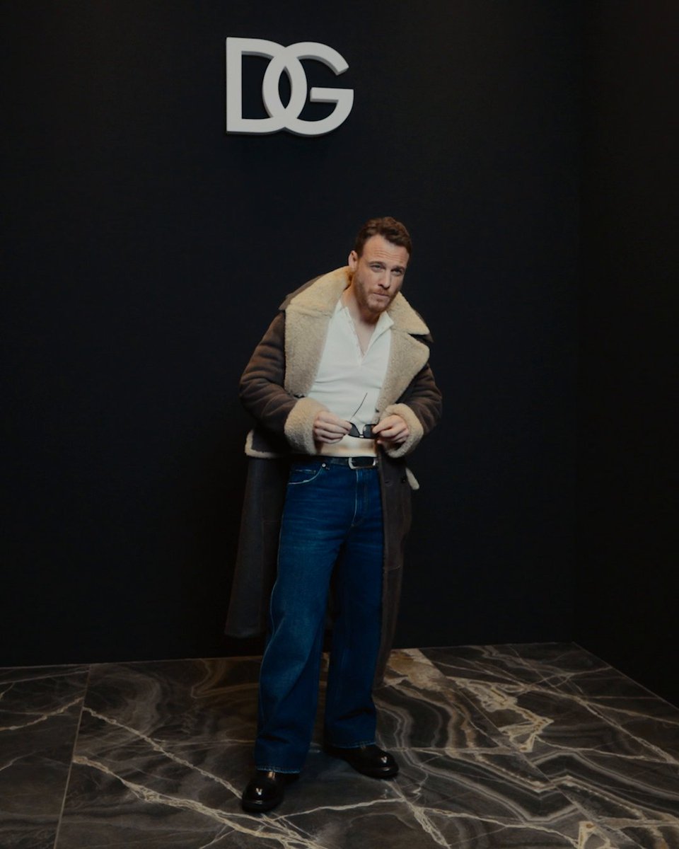 #KeremBursin, #AurelienMuller and Alesso attending the #DGFW26 Men's Fashion Show. Discover more at #DolceGabbana #DGCelebs