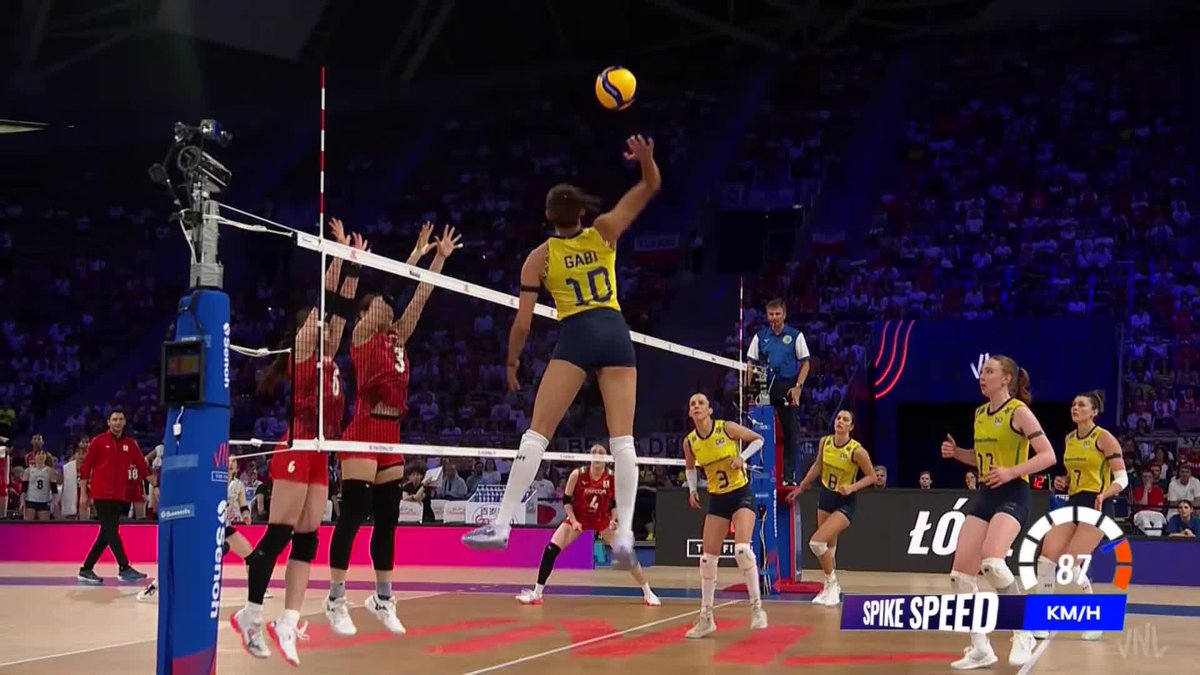 STAR POWER, ALWAYS ⭐ Gabi 🇧🇷 continues to shine as one of the standout stars of #LVFSerieA1 🇮🇹, playing for Prosecco Doc Imoco Volley. Class, consistency and impact every time she steps on court. ✨🏐 Can’t wait to see Miss Everything light it up again at #VNL! 👀🔥 📍 Host cities and the schedule for #VNL2026 will be announced soon. 🏐 #Volleyball #Volei #BePartOfTheGame