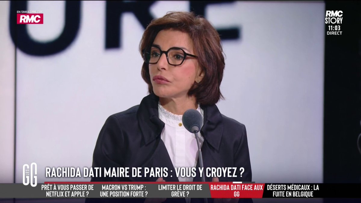 🗼À chaque interview, les réponses de Rachida Dati tournent toujours autour de ces 3 points : 📍Il faut une alternance 📍Son expérience, ministre de Macron 📍Le ras-le-bol des Parisiens Perso je préfère un vrai programme, construit et détaillé. Sarah Knafo