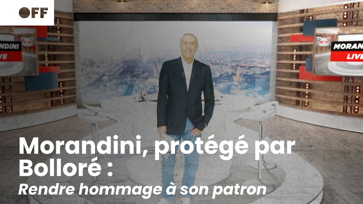 En 2022, Morandini rend hommage à Vincent Bolloré qui le maintient à l’antenne malgré une condamnation pour "corruption de mineurs", puis à 6 mois de prison avec sursis pour "harcèlement s*xuel". 🎬 «S€X CONNECTION : de l'empire TF1 au système Canal+» ➡️