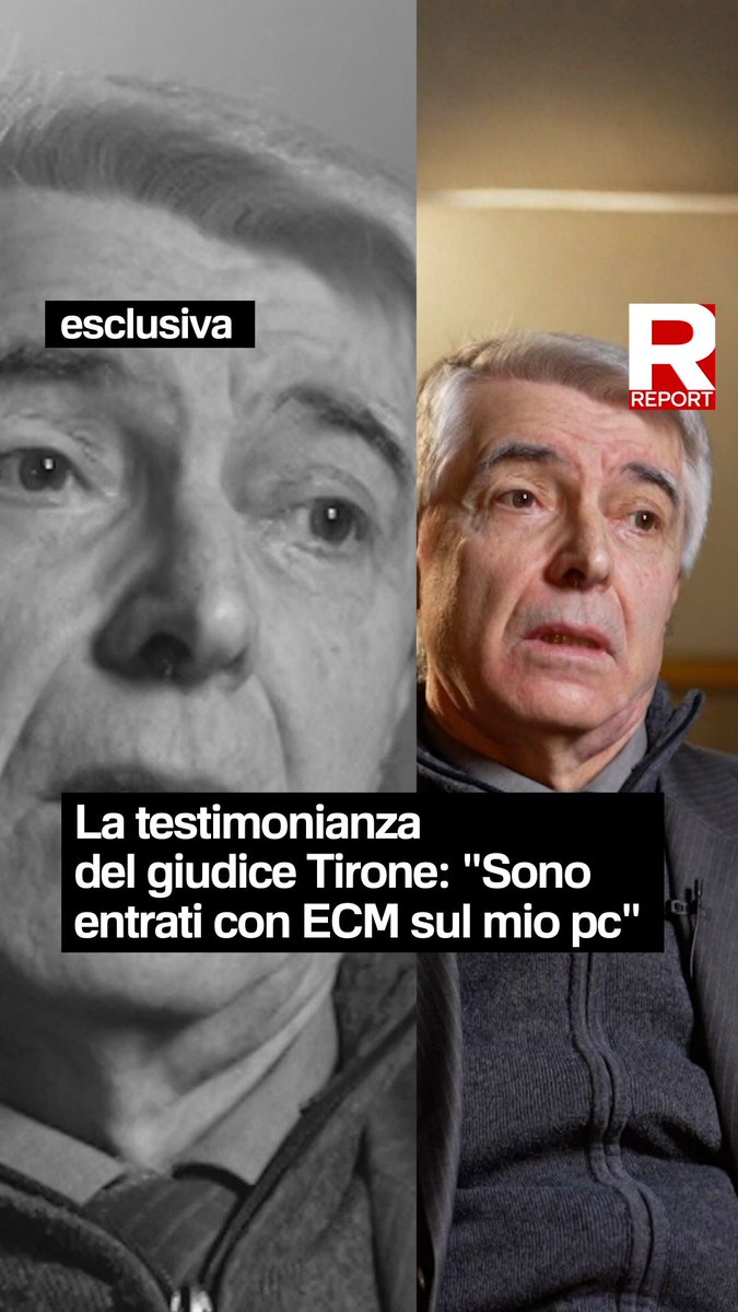 Aldo Tirone, giudice del Tribunale di Alessandria, conferma lo scoop di #Report su ECM, il programma informatico installato su tutti i pc dell’amministrazione giustizia che può permettere di videosorvegliare i magistrati. Ne parliamo domenica dalle 20.30 su #Rai3