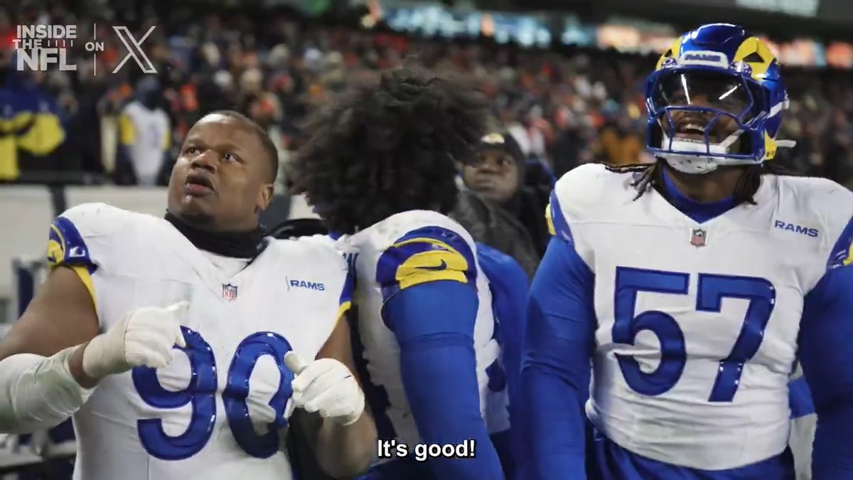 These game-winning field goal reactions >>>> Los Angeles Rams | @InsideTheNFL
