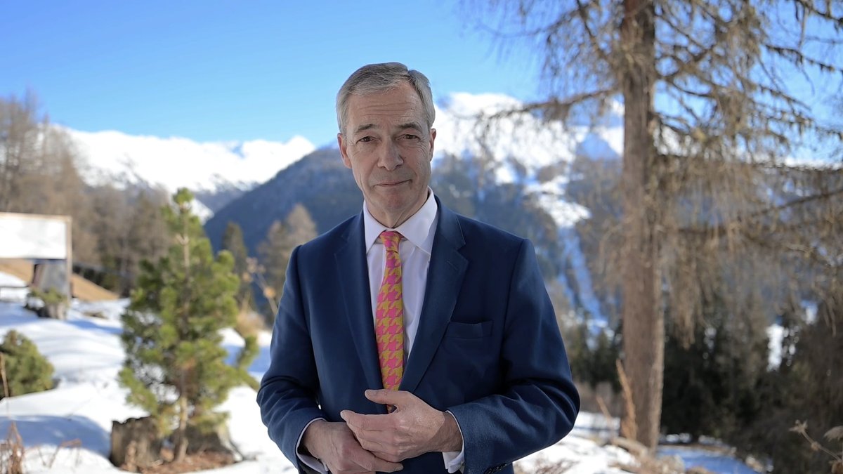 I’m here in Davos to put the global elites on notice. We will not live by their agenda. Change is coming to Britain. 🇬🇧