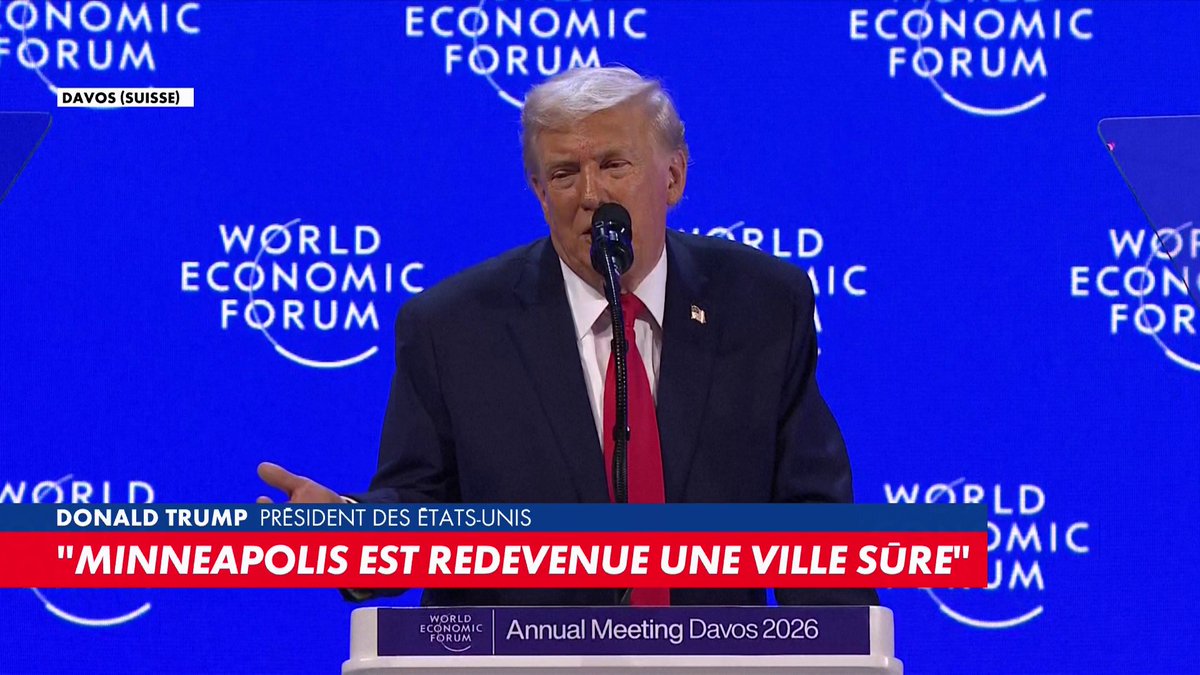 Donald Trump au Forum de Davos : «L'Occident doit protéger ses racines. Nous devons être plus fort, plus prospère et défendre notre culture»