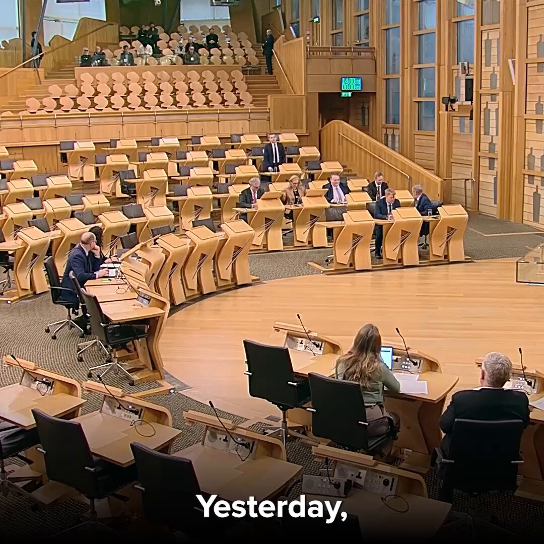 The Presiding Officer has again, disgracefully, refused an urgent question on the SNP's legal argument to continue housing male-bodied prisoners alongside female prisoners. Her decisions shield nationalist ministers from the scrutiny they deserve👇