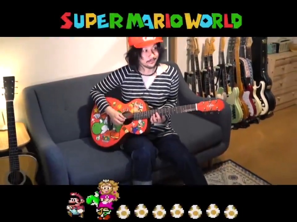 「スーパーマリオワールド」のENDING🎸