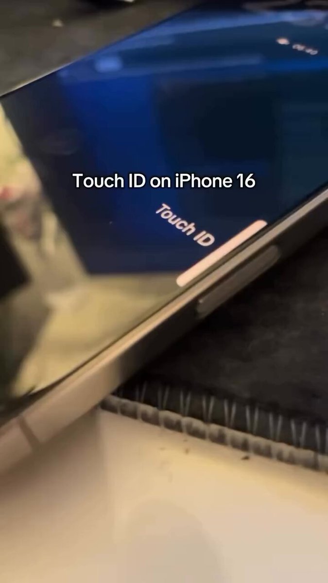 someone made a Touch ID concept for the iPhone’s Camera Control button i wouldn’t mind this tbh since i already find the Camera Control easy to reach