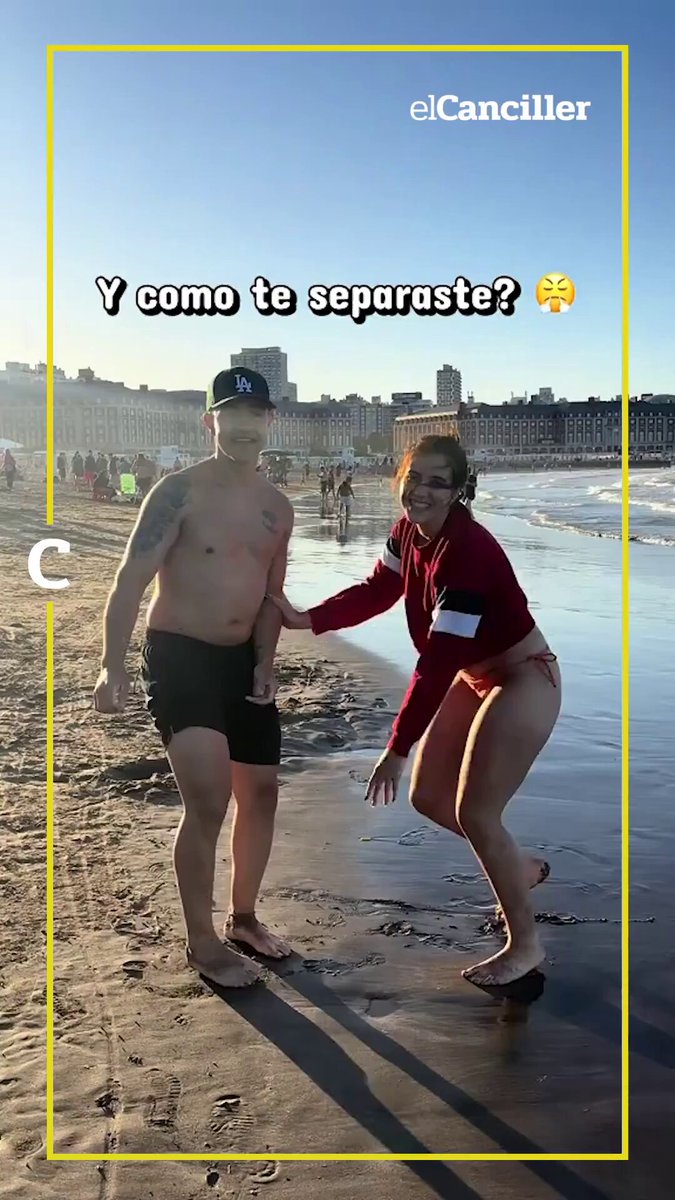 [REDES] "¿Y cómo te separaste?": en la Costa, una tiktoker quiso hacer el trend del momento, y salió corriendo, pero su novio le falló. 👎