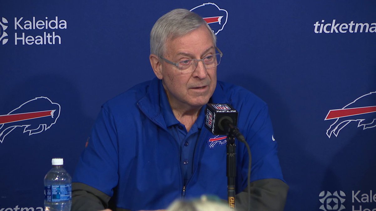 Terry Pegula on the decision to fire Sean McDermott was an emptional one after he saw the pain in Josh Allen's face after an OT loss in the playoffs "My decision to bring in a new coach was based on the results of our game in Denver... We can do better and we will do better"