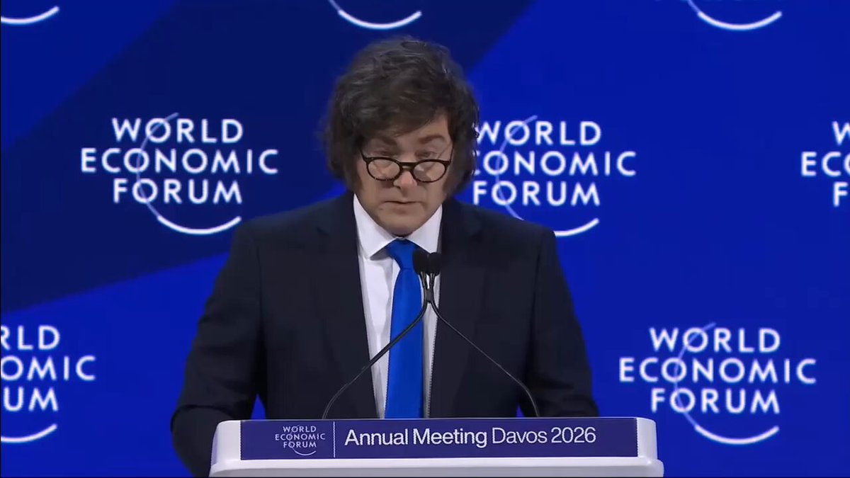 "Javier Milei": Por su espectacular discurso en el Foro de Davos, donde dejó en evidencia el fracaso de la izquierda internacional. "Maquiavelo ha muerto".