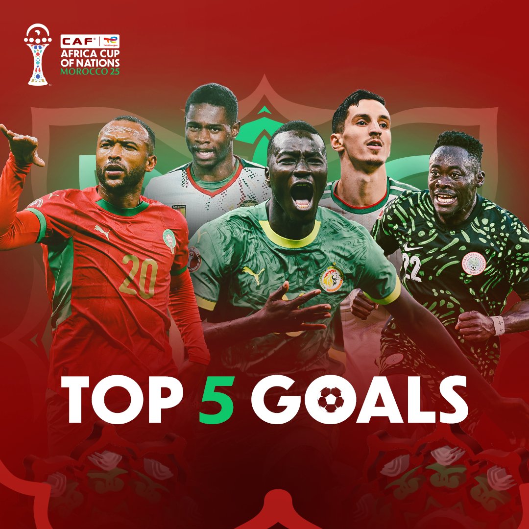 So many goals, so many moments. Here are the top five from the #TotalEnergiesAFCON2025. ⚽️🤩 1хBet