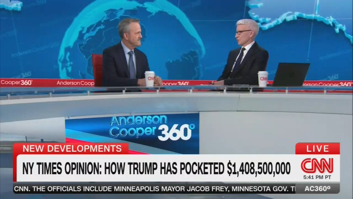 Reporter: 1.4 billion, really closer to 1.5. I studied Donald Trump's finances, and this amount the Trump family made last year is greater than the sum total of everything he ever made in his whole life.