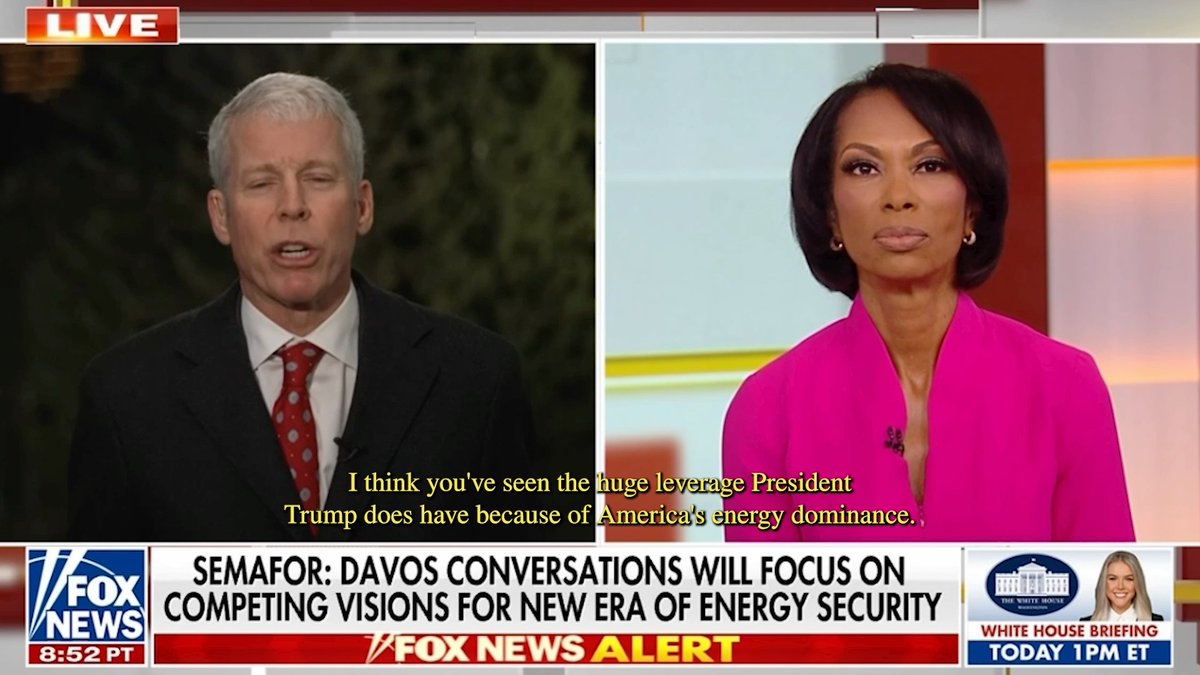 In one year, America has enormous leverage thanks to the energy dominance President Trump has unleashed.