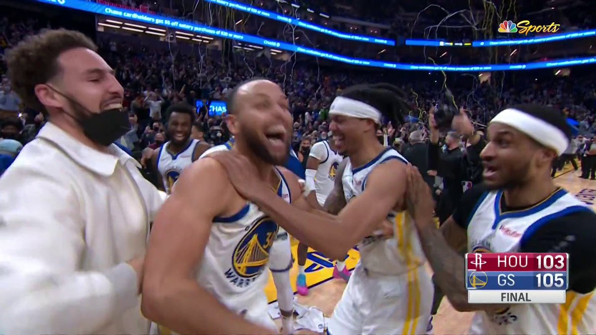 On this day 4 years ago: After 7 previous game winners that occurred right before time expired, Steph finally nailed a game-winning buzzer beater. The much-needed spark that fueled a 9 game win streak even with Dray injured.