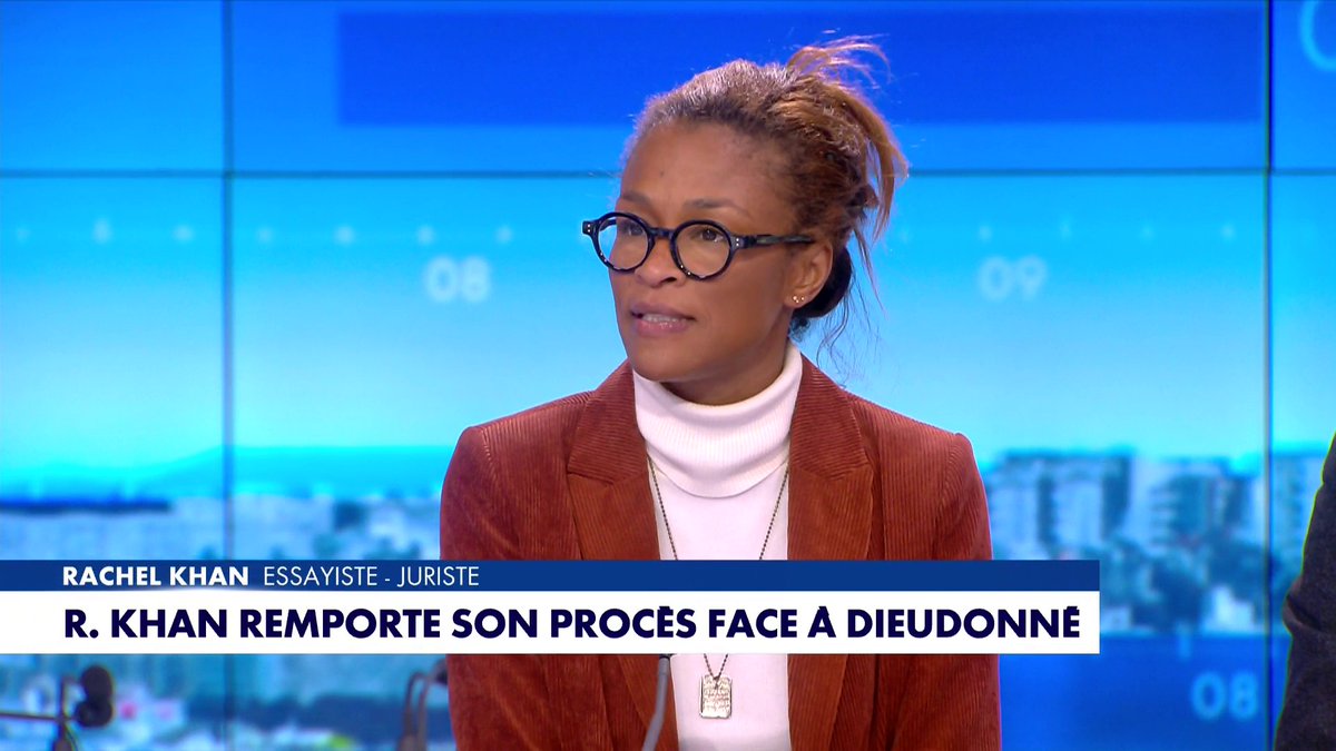 Rachel Khan sur son procès contre Dieudonné : «Après six ans de procédure, le tribunal a tranché pour injures à caractères raciales. (...) Le racisme n'a pas de couleur de peau» dans #Punchline
