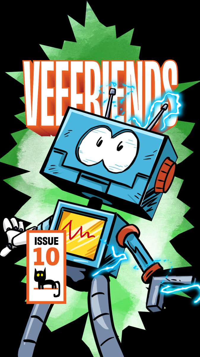 NEW COMIC BOOK ALERT! VeeFriends Comic Book #10: Rare Robot, dropping Jan 28th! 🤖🧵