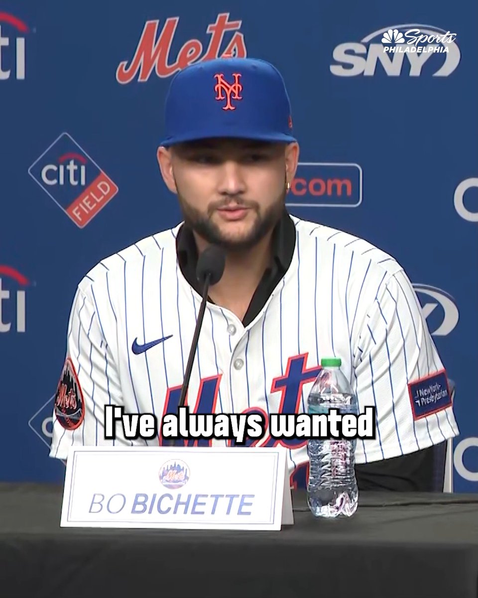 "... I came to the conclusion that it was very obvious that I wanted to be a Met." See you at the Bank, Bo.