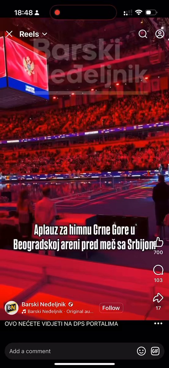 Žao mi je što nisam gledao vaterpolo meč u kom je igrao brat na brata, ili što neki kažu jedan narod u dva dresa. Ipak, drago mi je što je Barski Nedjeljnik objavio ovaj snimak koji se nekim medijima u CG ne uklapa u narativ da se u Srbiji ne radi ništa drugo do što se mrzi Crna Gora 😎