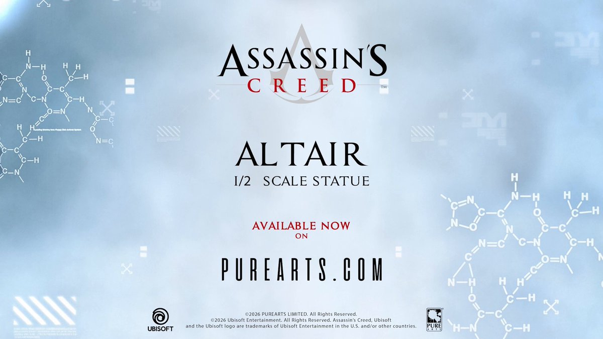 “Nothing is true, everything is permitted.” Embrace the Creed as the legendary Altaïr joins the Assassin’s Creed Prestige Line in 1/2 scale. Worldwide pre-orders open now 👉