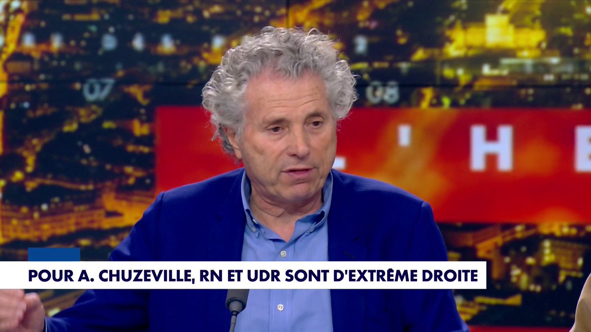 Gilles William Goldnadel déclare : «Je m'en foutrais totalement qu'on situe le RN à l'extrême droite si on situait la France insoumise à l'extrême gauche. Le bâton politique doit avoir deux bouts» dans #HDPros2