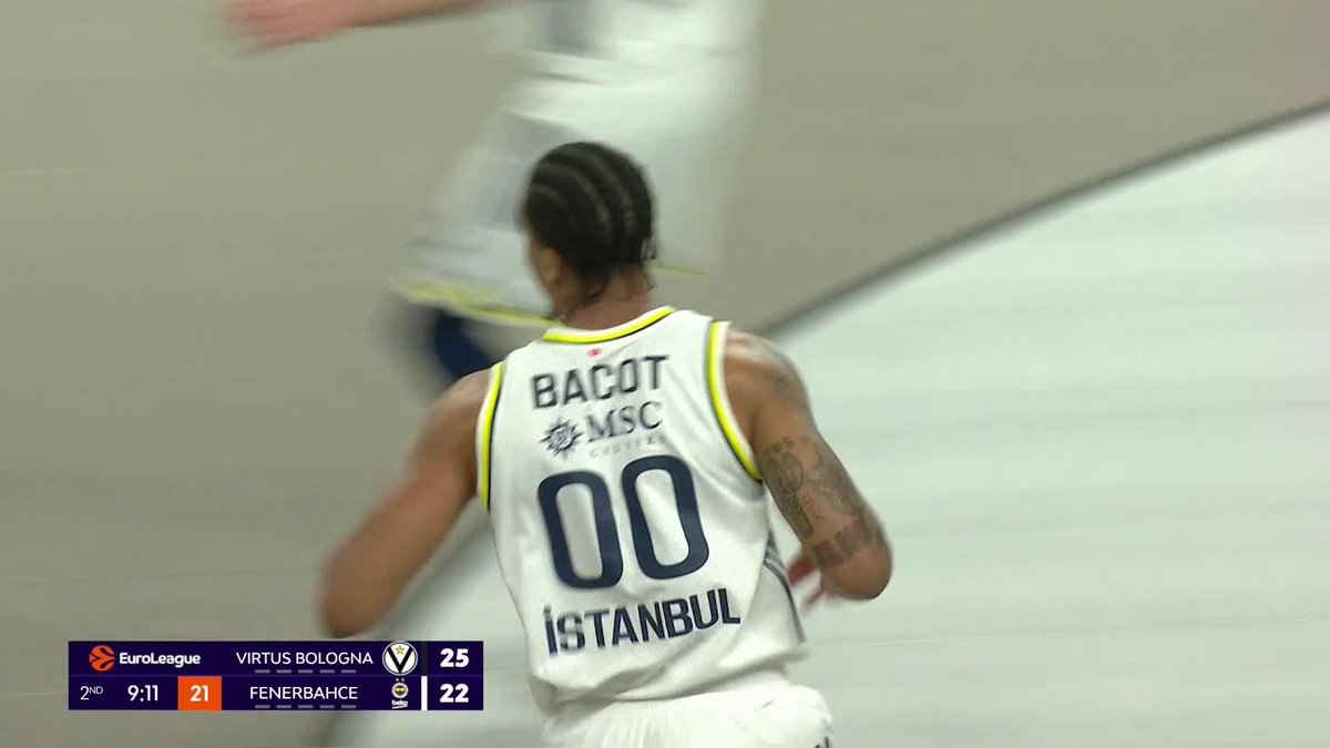 Armando Bacot Jr. gücünü hissettiriyor! 😤 Fenerbahçe Beko 🟡🔵