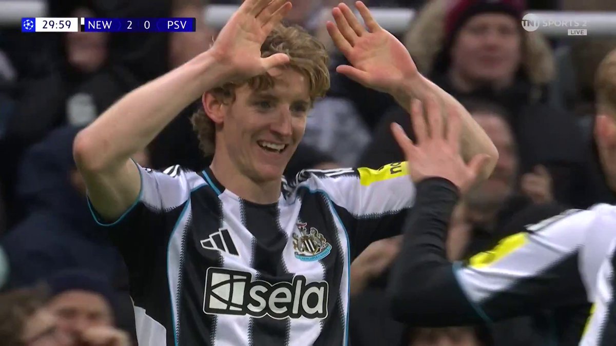 Double Delight for the Magpies, and Wissa turns provider for Gordon this time, as they pounce on some calamitous PSV defending 🤯 TNT Sports & discovery+ UK