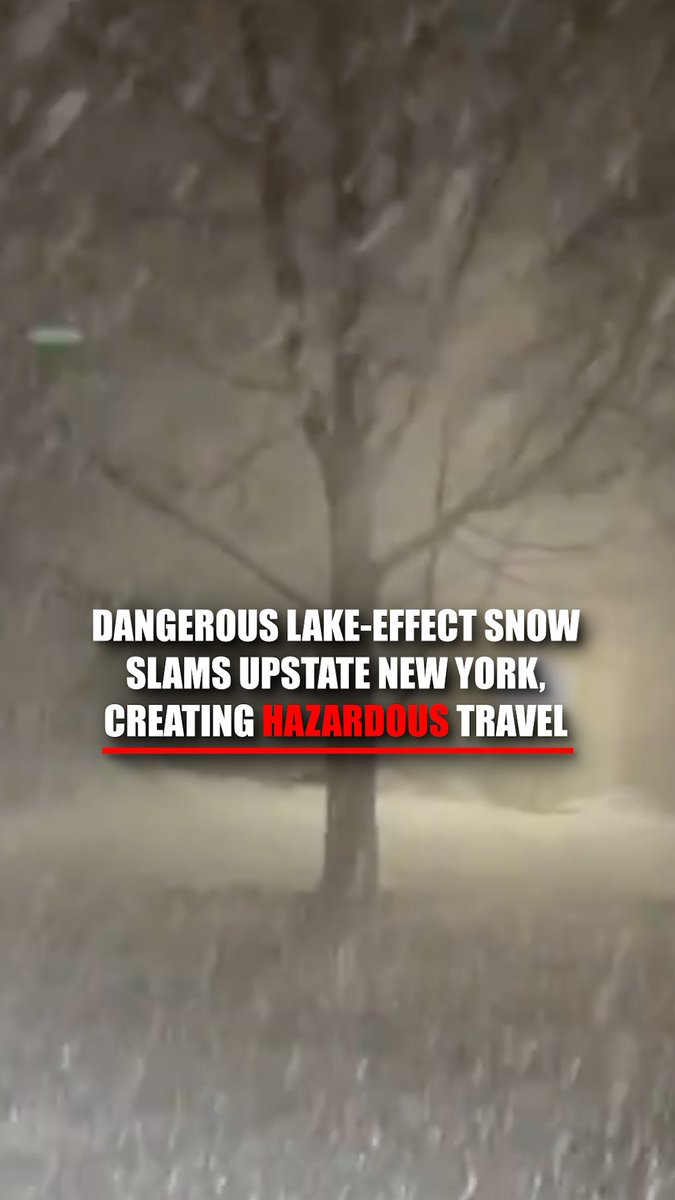BLIZZARD BATTLE: Heavy lake-effect snow blankets much of upstate New York as intense conditions persist across the region. The whiteout is creating hazardous highways and treacherous travel, particularly for drivers around Buffalo and Watertown. Residents should remain cautious as the cold front continues to climb. FOX Weather Mark Sudduth