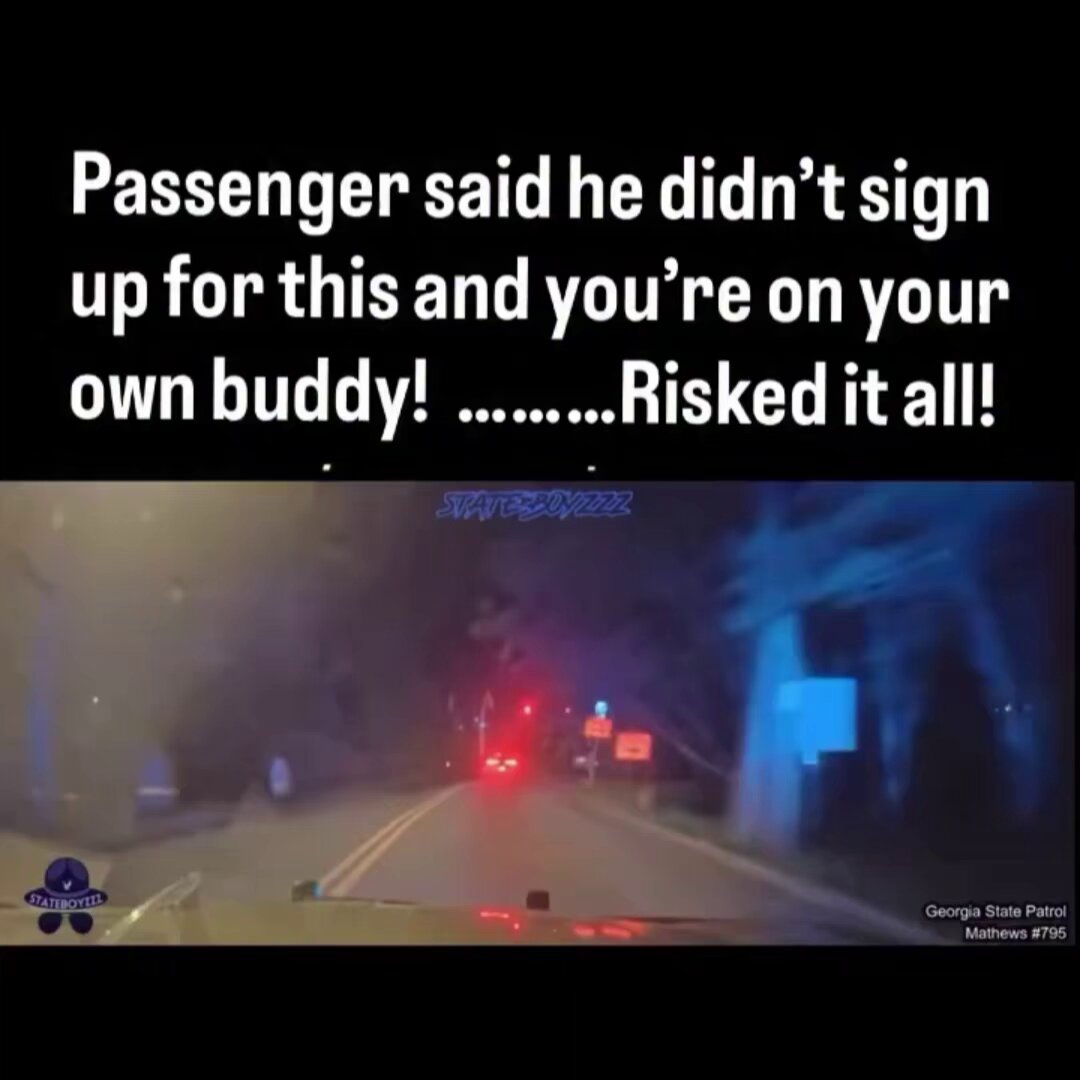 Smart move by his homie to get up out of there