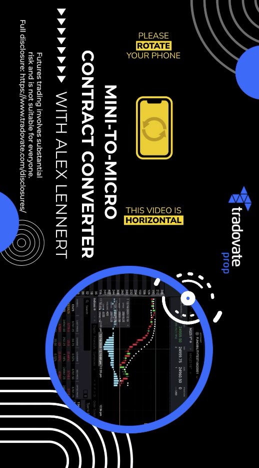 Tradovate Prop's new Mini-to-Micro Contract Converter gives prop traders real-time flexibility to scale positions within the same product family—without liquidating trades—while staying within a unified risk limit. Watch the video and read more on our blog: