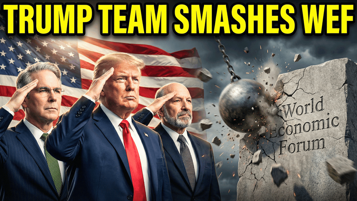 "Grow Baby Grow" — the 3 words that sent shockwaves through Davos. Treasury Secretary Bessent and Commerce Secretary Lutnick didn't negotiate with the global elite. They delivered a reality check. Watch @SJKokinda break down Trump's economic revolution!
