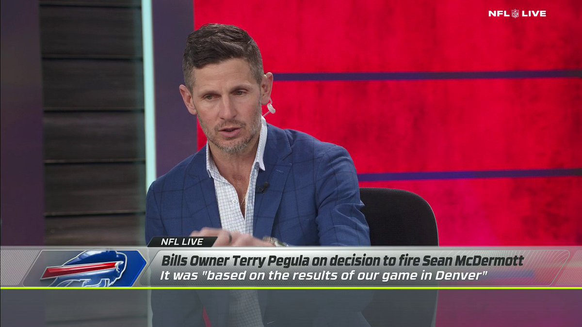 "Sean McDermott deserved better." Dan Orlovsky weighs in on Terry Pegula's decision to fire Sean McDermott ⤵️