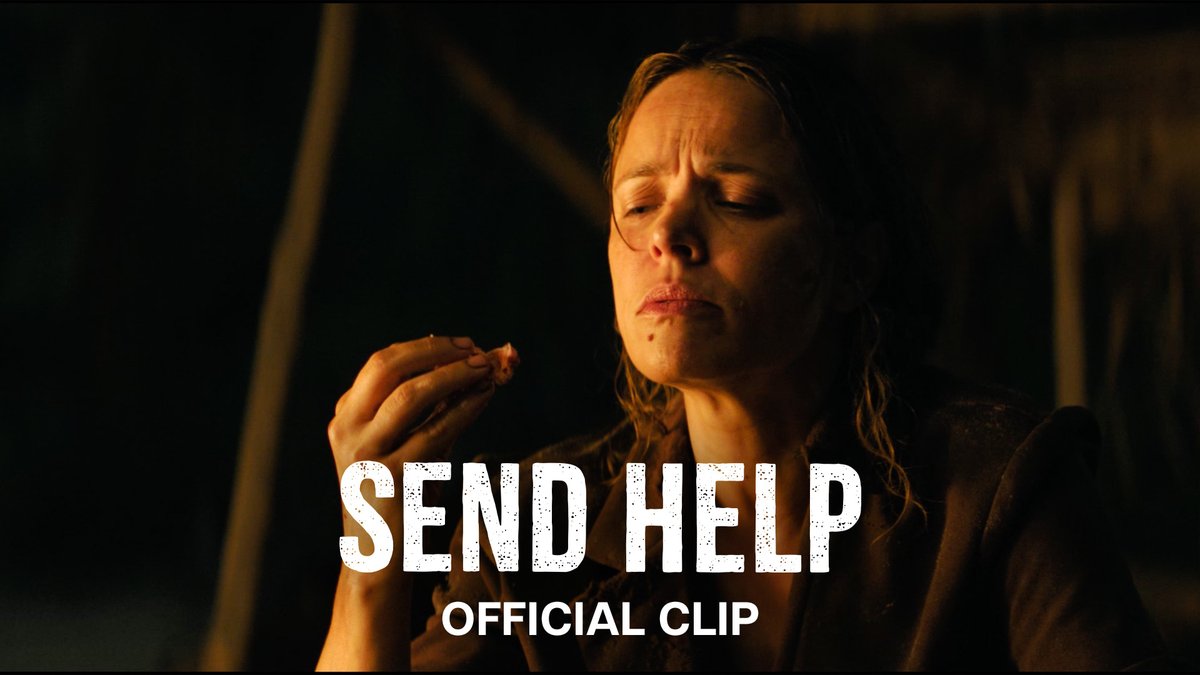 New clip from Sam Raimi’s ‘SEND HELP’ starring Rachel McAdams and Dylan O’Brien. In theaters January 30.