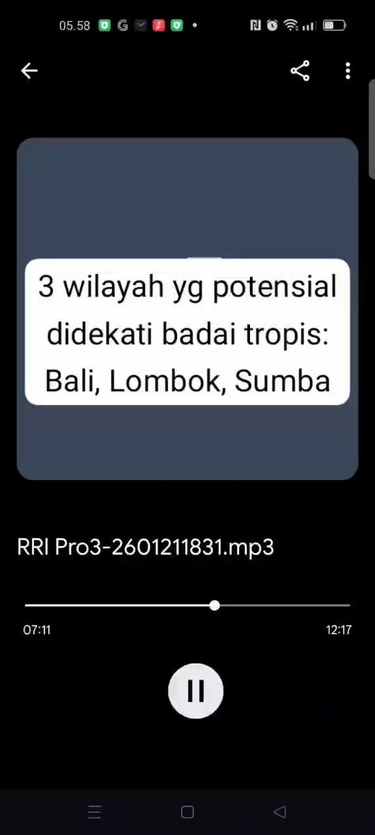 Update: Tracking badai tropis 91S ke timur mendekati Pulau Sumba. Potensinya dapat menimbulkan Strom Surge di pantai selatan Bali, Lombok, NTB, Sumba. Telah diprediksi KAMAJAYA BRIN sejak dua bulan lalu, yg saya narasikan waktu itu sebagai: waspada the next Senyar.