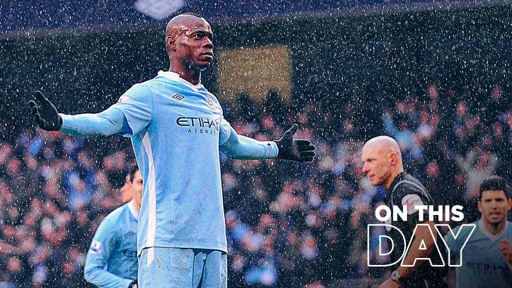 #OnThisDay: #ManCity 3-2 Tottenham [2012] ⚽️ [56'] Samir Nasri Official ⚽️ [59'] Joleon Lescott ⚽️ [90+5' P] Mario Balotelli Balotelli - ⚽️ [60'] Jermain Defoe ⚽️ [65'] Gareth Bale