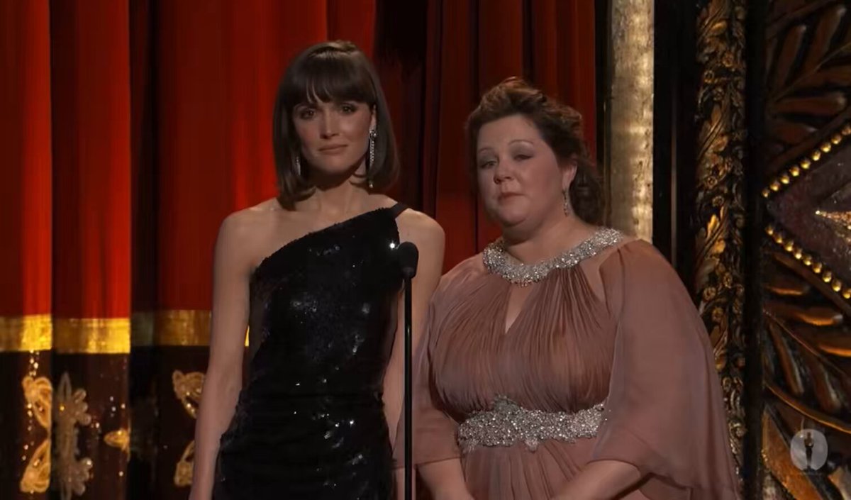 Rose Byrne and Melissa McCarthy playing the Scorsese drinking game at the 2012 Oscars will always be legendary